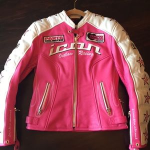 ICON “Kitty” Leather Motorcycle Jacket